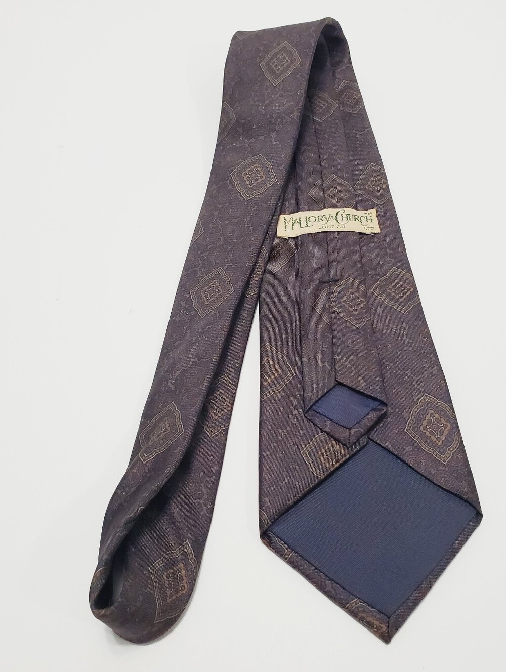 Mallory & Church Men's Neck Tie Multicolor Paisley Pattern 56x3.5" - Picture 5 of 5